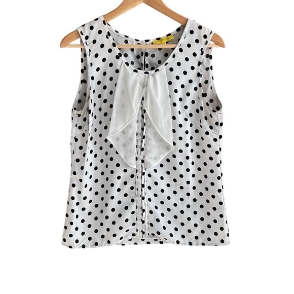 𝅺ezra Polka Dot Sleeveless Blouse - Picture 1 of 3